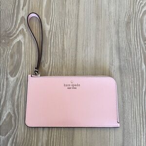 Kate Spade Light Pink Wristlet Clutch